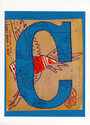 C Is For... Blue Bird alphabet print