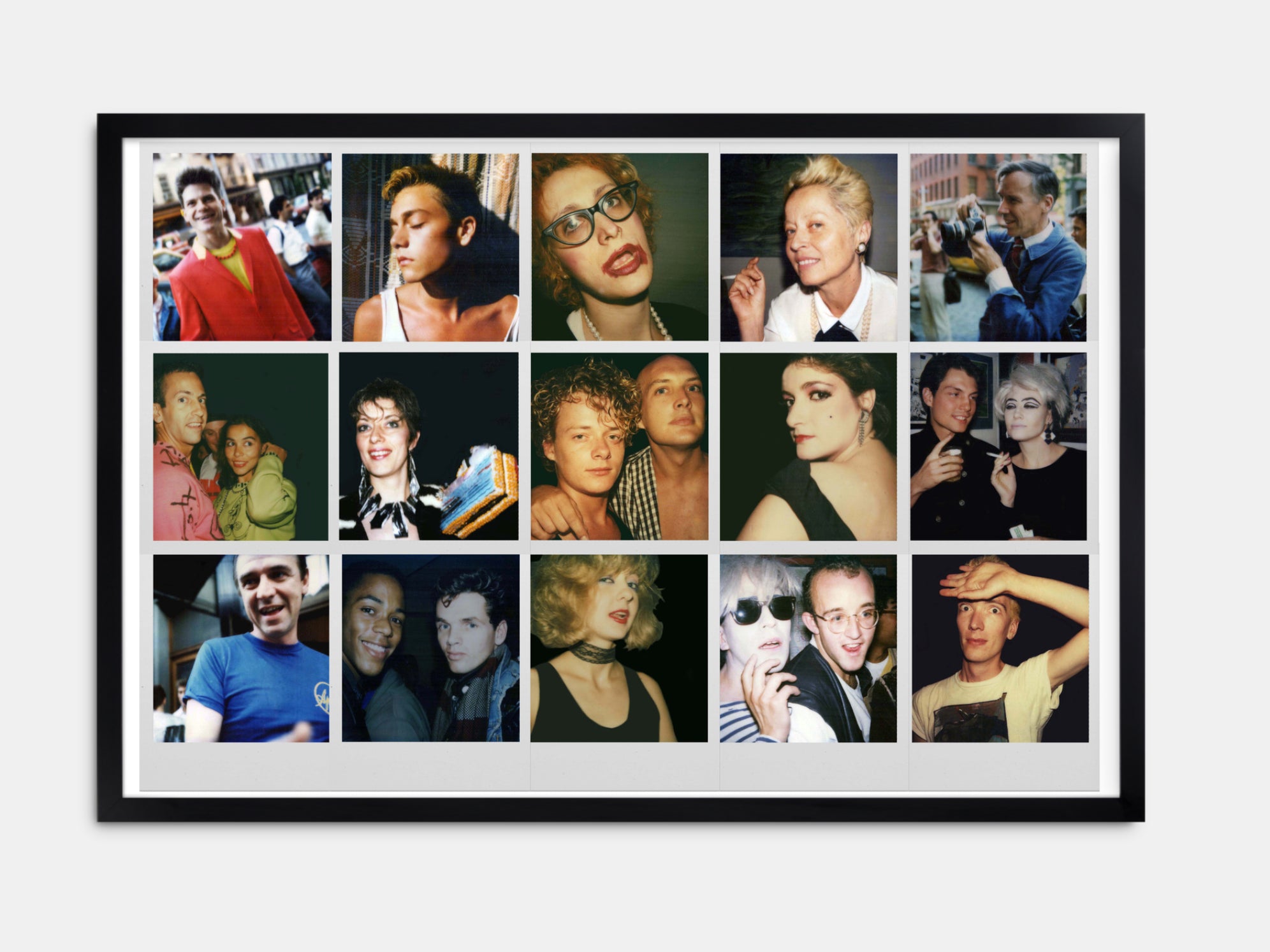 Downtown, 80s Polaroid collage