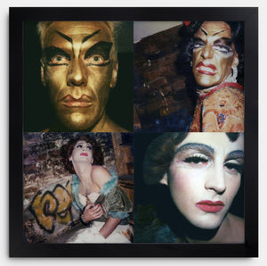 Drag Legends, 80s Polaroid collage