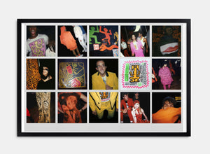 Keith Haring, Party of Life, 80s Polaroid collage