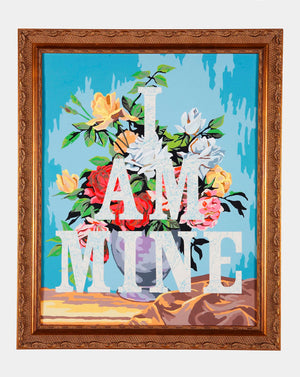 I Am Mine, framed print
