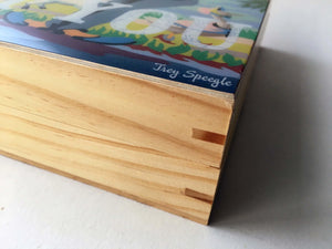 It's Not About You, Wooden Box, detail
