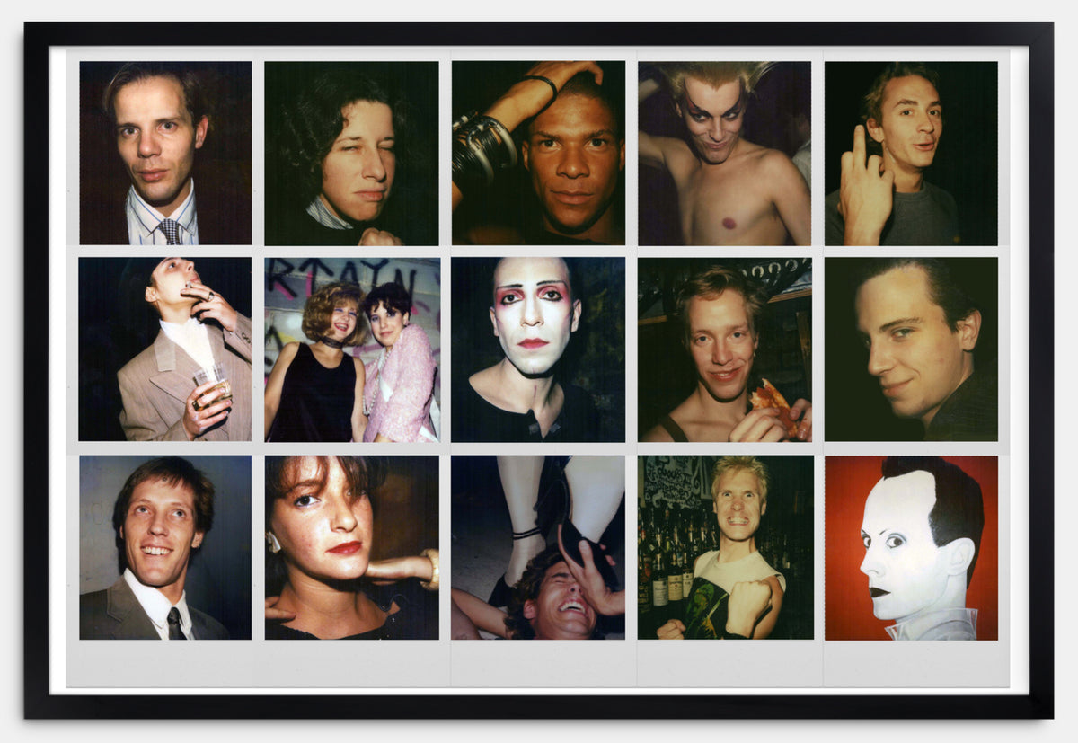 Pyramid People, 80s Polaroid collage
