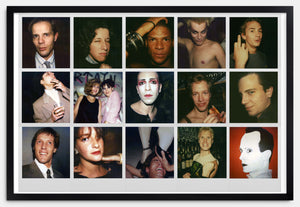 Pyramid People, 80s Polaroid collage