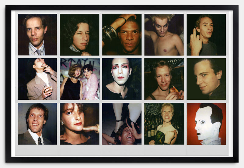 Pyramid People, 80s Polaroid collage