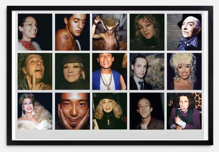 Superstars, 80s Polaroid collage