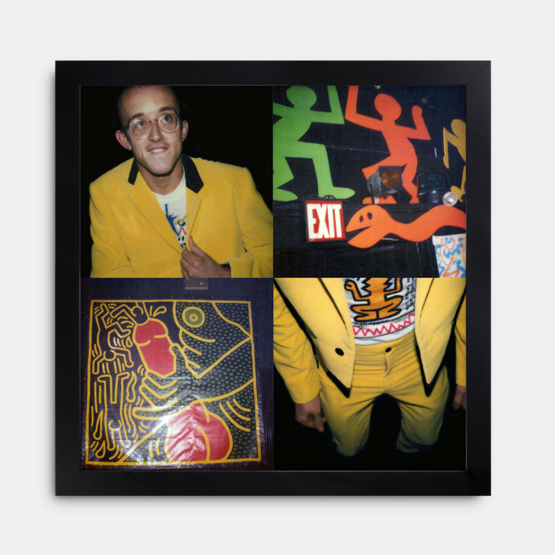 Keith Haring, Party of Life, 80s Polaroid collage